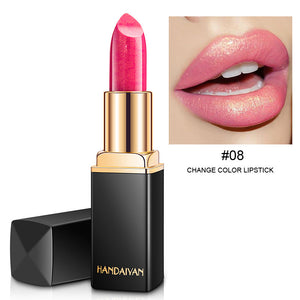 Shiny Metallic Lipstick Pearlescent Color